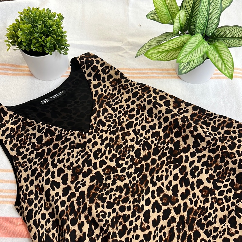 Zara Leopard blouse